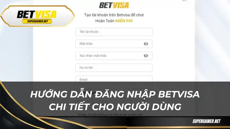 Hướng dẫn đăng nhập Betvisa chi tiết cho người dùng