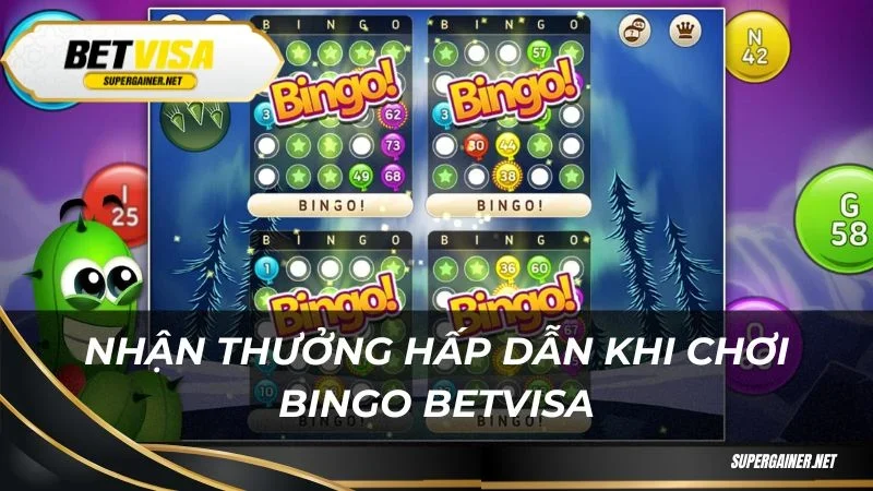 Bingo Betvisa Nhận thưởng hấp dẫn khi chơi Bingo Betvisa