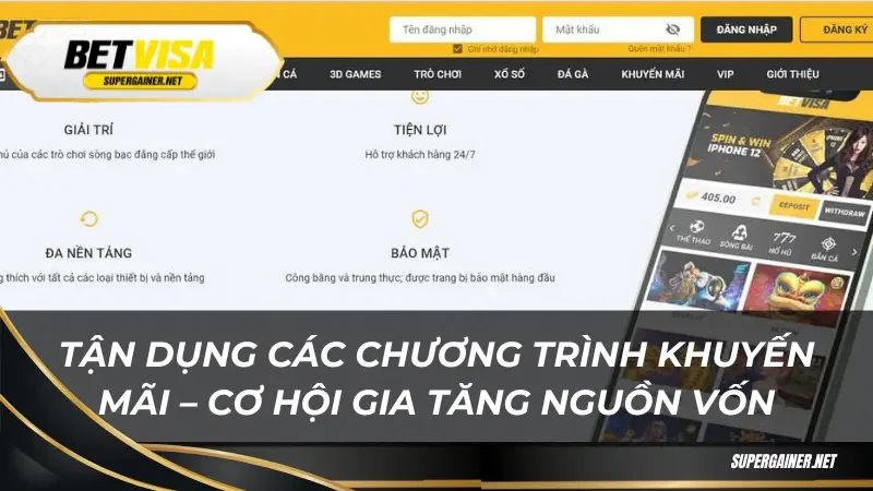 Tận dụng các chương trình khuyến mãi – Cơ hội gia tăng nguồn vốn